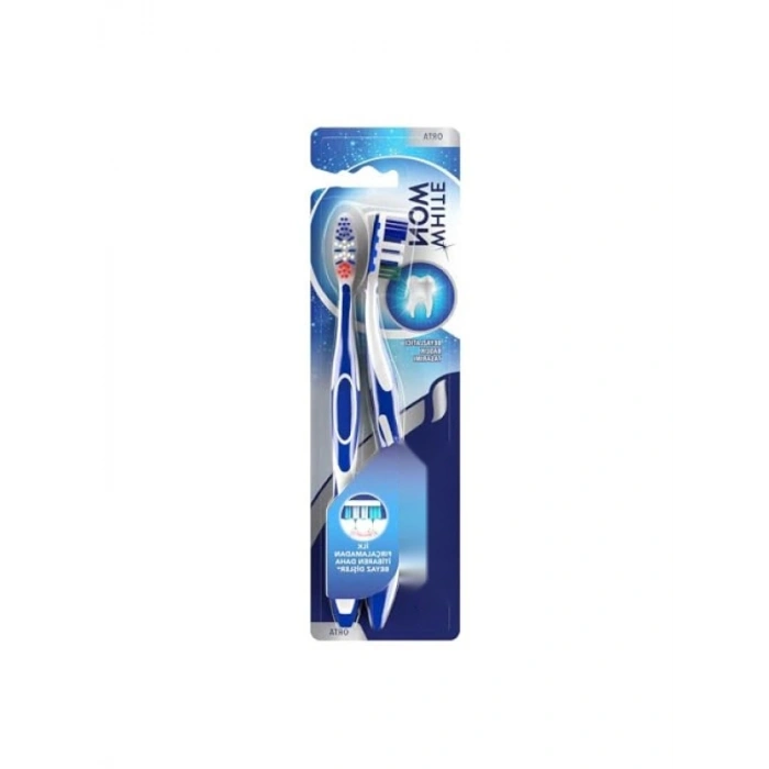 Orta Sert Diş Fırçası - 2li Set (1+1)
