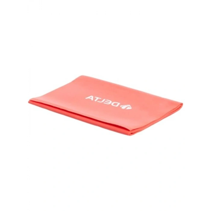 Orta Seviyede Dirençli Pilates Bandı - Kırmızı, 120 x 15 cm