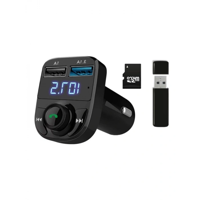 Otomatik Frekans Tanımalı Bluetooth FM Radyo Transmitter