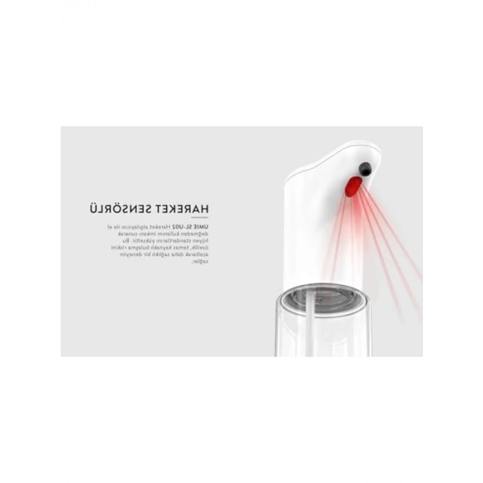 Otomatik Sensörlü Sıvı Sabunluk, 300ml, Beyaz
