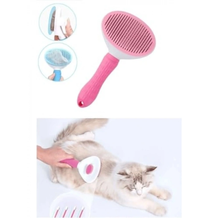 Otomatik Temizlenen Evcil Hayvan Fırçası - Ergonomik Tasarım