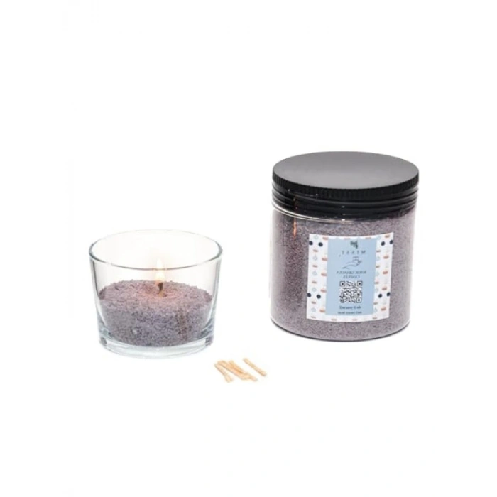 Oud Vanilya Kokulu 250 gr İnci Tozu Mum (30 adet fitil dahil)