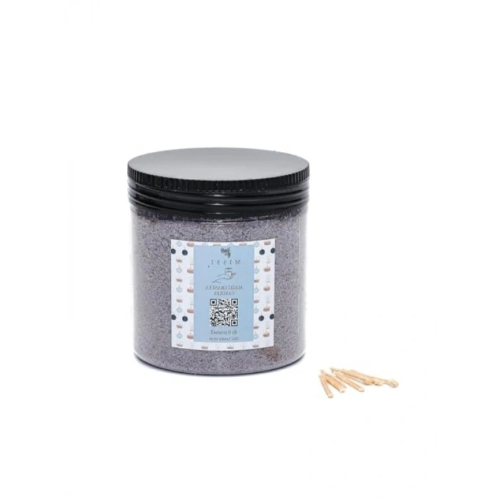 Oud Vanilya Kokulu 250 gr İnci Tozu Mum (30 adet fitil dahil)