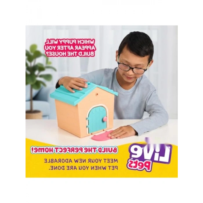 Özelleştirilebilir Mini Köpek Kulübesi Oyun Seti, Peluş Oyuncak ile