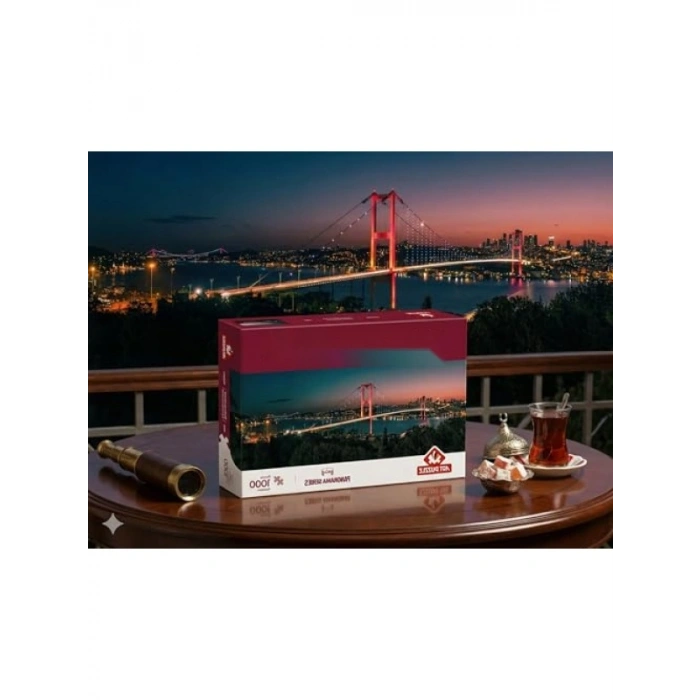 Panorama Puzzle - İstanbul Boğazı Manzarası, 1000 Parça