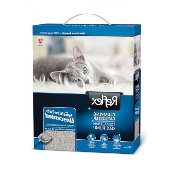 Parfümsüz Topaklanan Kedi Kumu 10 Lt - Hassas Kediler İçin