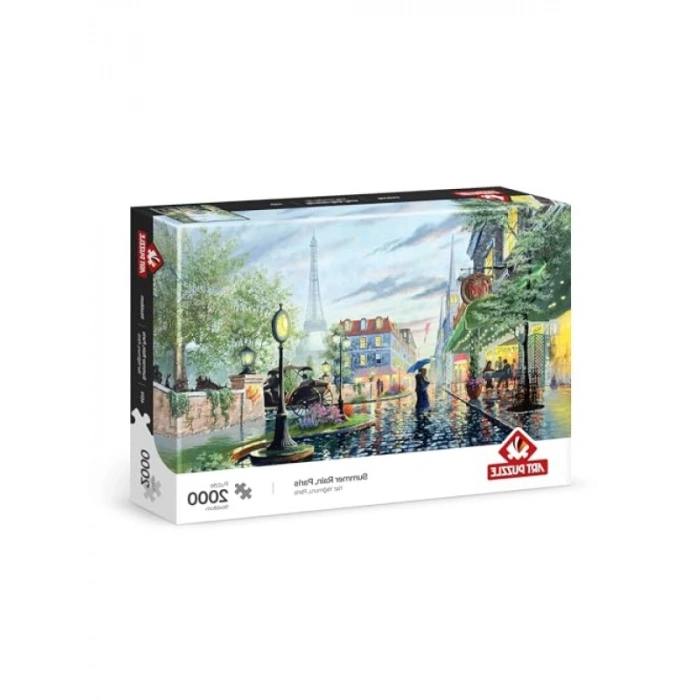 Paris Temalı 2000 Parça Puzzle, Yaz Yağmuru