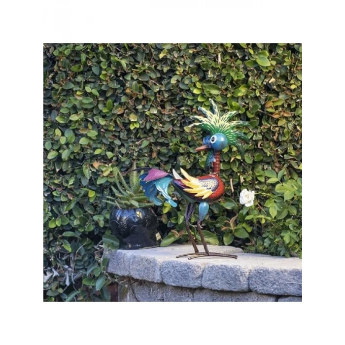 Parlak Musluk Heykeli - Dış Mekan Sanat Dekorasyonu, 48 cm