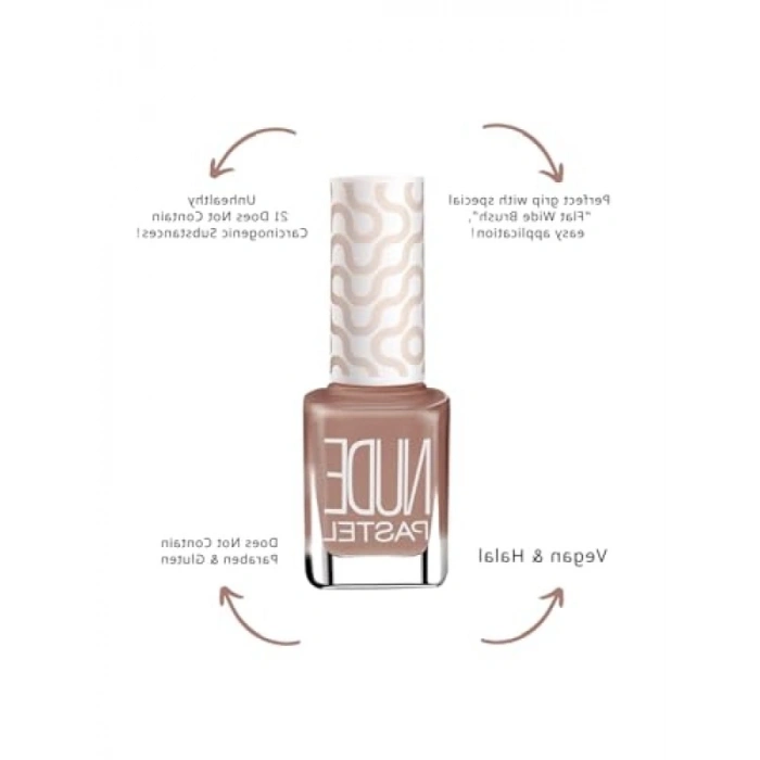 Parlak Renkli Nude Oje - 13 ml