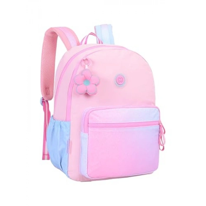 Parlak Sim Detaylı Pembe Laptop Sırt Çantası