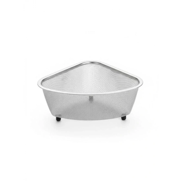 Paslanmaz Çelik Ayaklı Lavabo Süzgeci – 18x13x10 cm