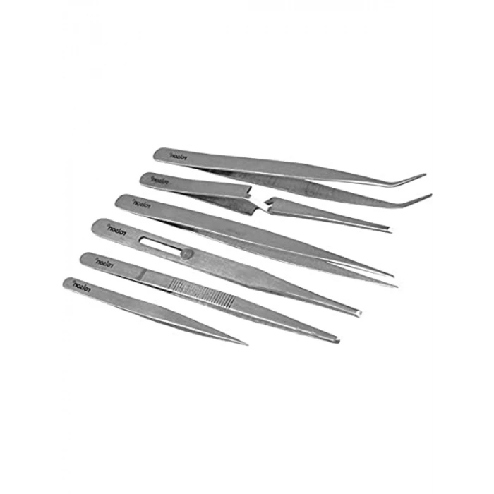Paslanmaz Çelik Cımbız Seti - 6 Parça, 160 mm Uzunluk