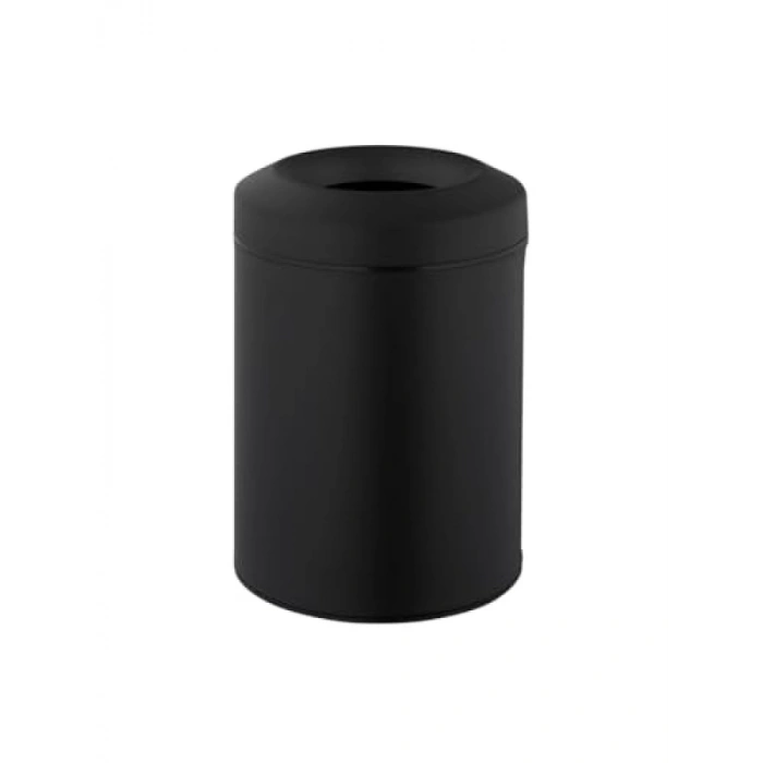 Paslanmaz Çelik Çöp Kovası - 5 Litre, Mat Siyah