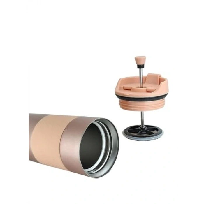 Paslanmaz Çelik French Press Termos (500 ml)