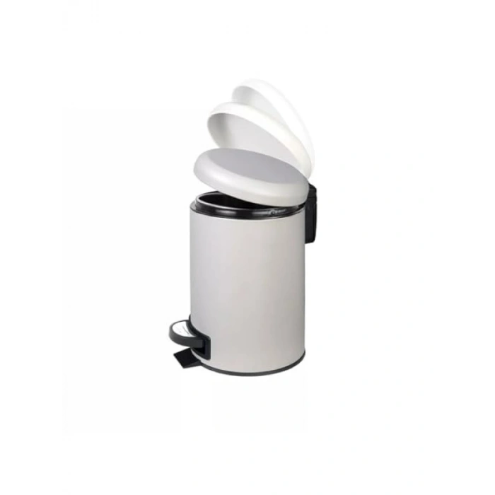 Paslanmaz Pedallı Çöp Kovası - 12 LT
