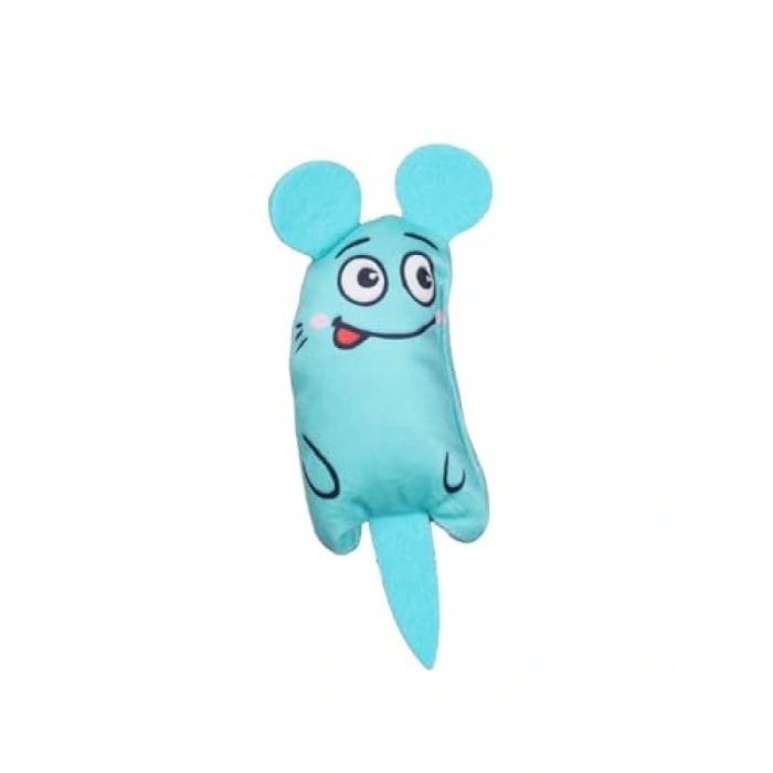 Peluş Kedi Oyuncağı (Kedi Otu ile) - Turkuaz Yeşili