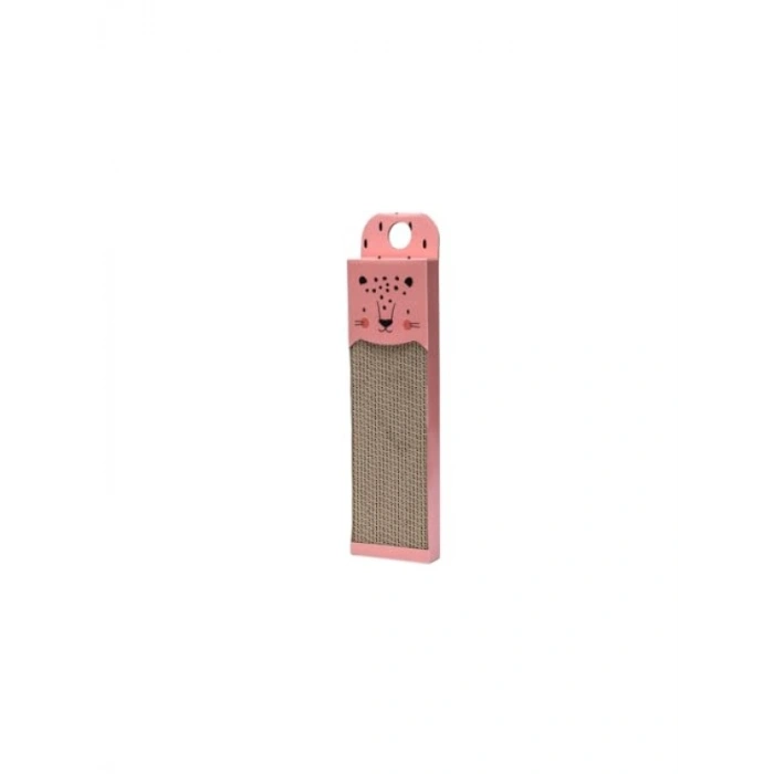 Pembe 45 cm Kedi Karton Tırmalama