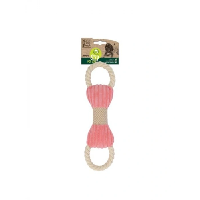 Pembe Bej Kemik Şekilli Köpek Oyuncağı