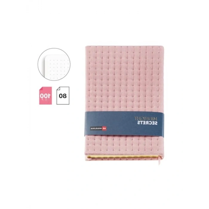 Pembe Noktalı A5 Defter - 100 Sayfa