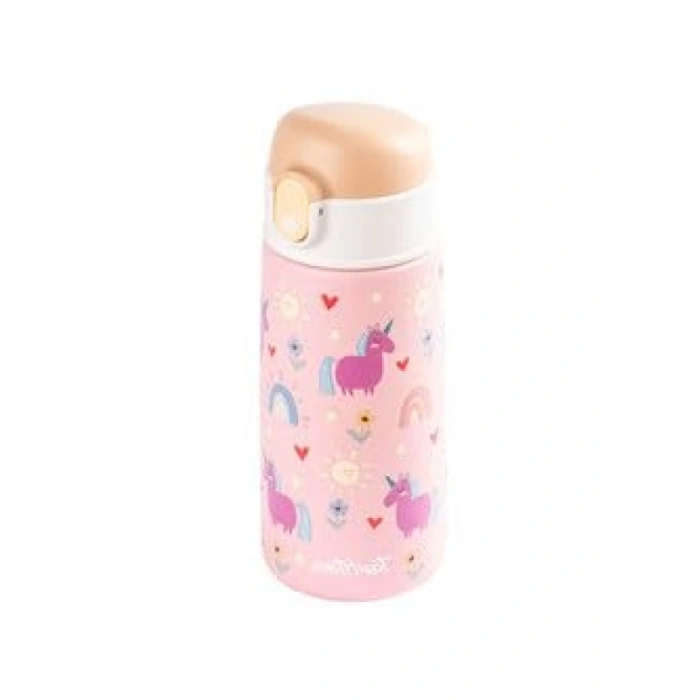 Pembe Paslanmaz Çelik Çocuk Termosu - 480ml