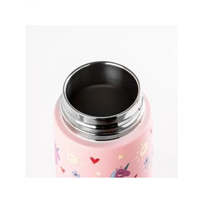 Pembe Paslanmaz Çelik Çocuk Termosu - 480ml