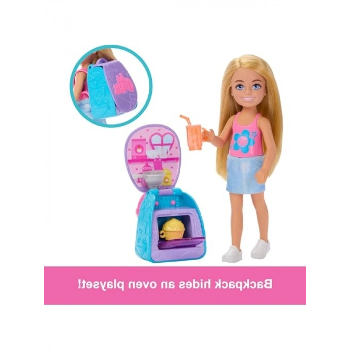 Pişirme Temalı Çantalı Bebek Seti - Kapkek Aksesuarlarıyla