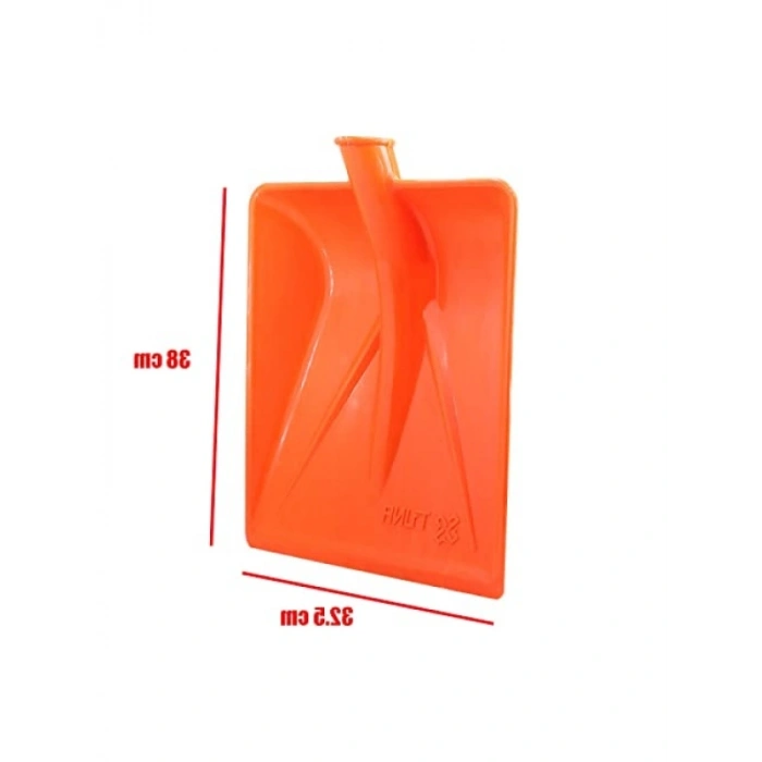 Plastik Faryap Küreği - Turuncu, 32.5 cm
