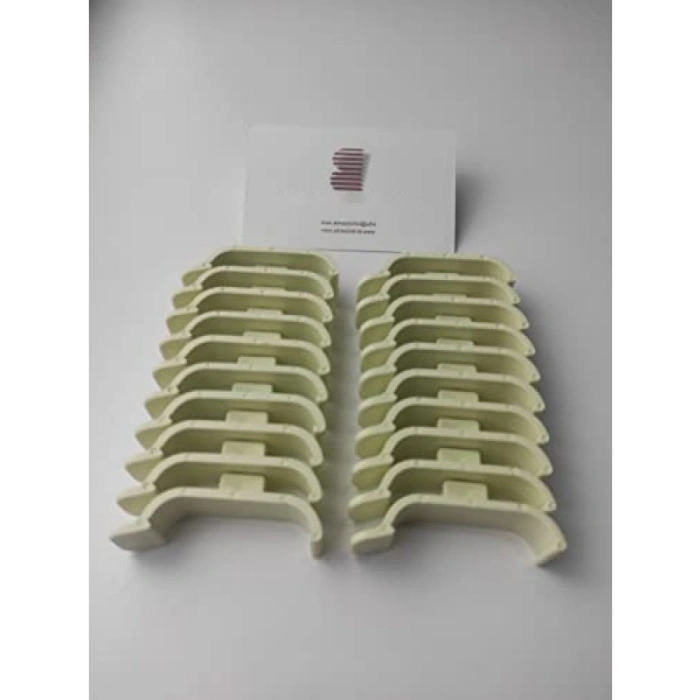 Plastik Zebra Perde Korniş Takma Aparatı - 10 Adet