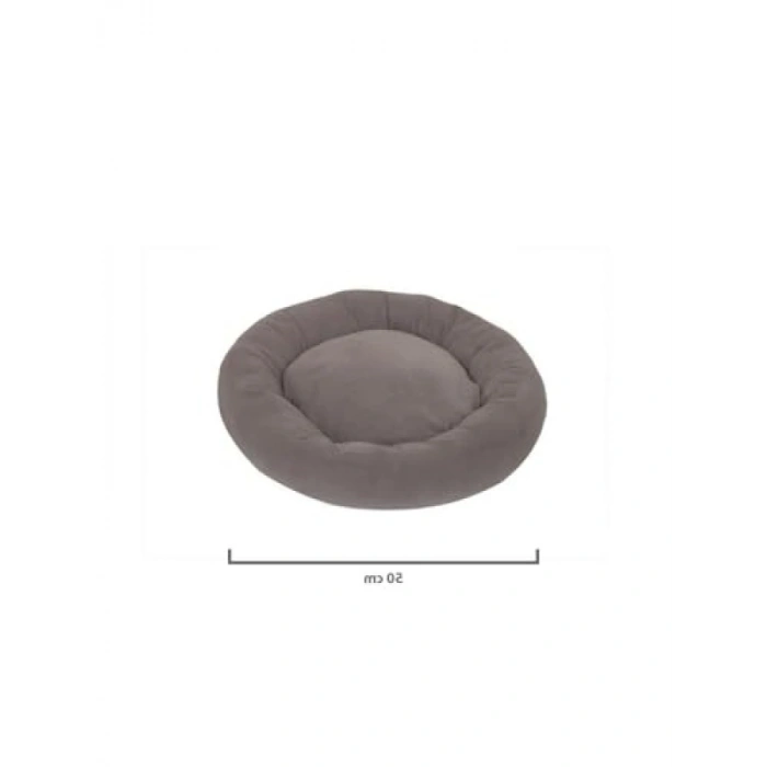 Polar Gri-Krem Simit Yatağı - 50 cm Çap
