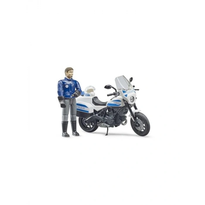 Polis Memuru ve Ducati Motorsiklet Seti, 1:16 Ölçek