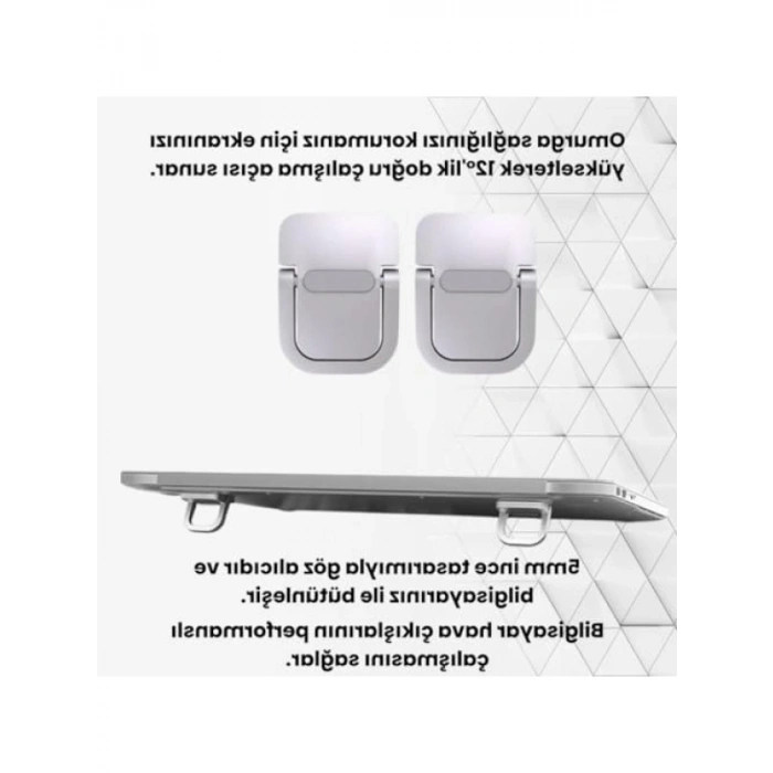 Portatif Taşınabilir Katlanabilir Laptop Standı - 2 Adet 5MM