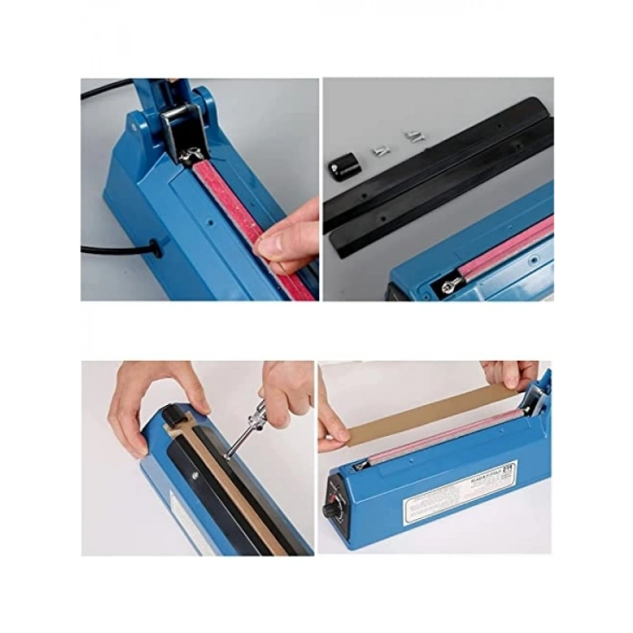 Poşet Ağzı Yapıştırma Makinesi - 30 cm Uzunluk - Plastik Gövde