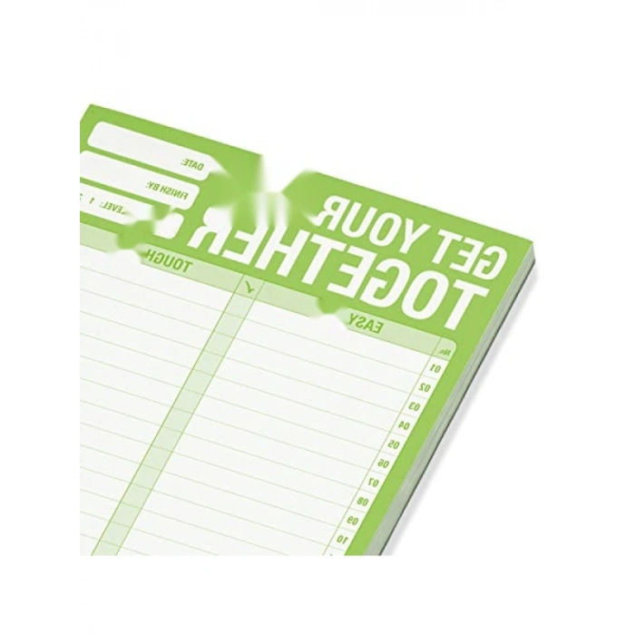 Pratik Planlayıcı Defter - 60 Sayfa, 22.86 x 15.24 x 0.95 cm