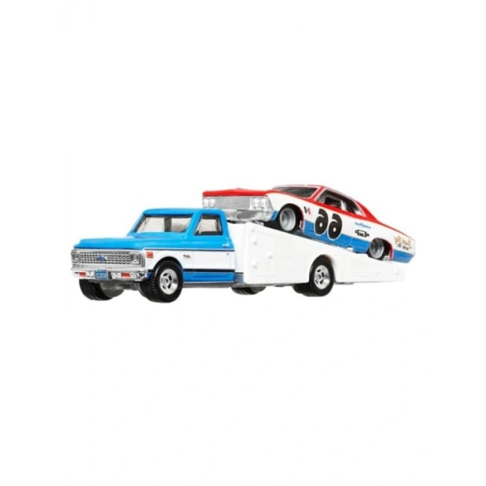 Premium Araç Kültürü Taşıma Seti - 66 Chevelle & 72 Chevy Ramp Truck