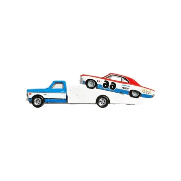 Premium Araç Kültürü Taşıma Seti - 66 Chevelle & 72 Chevy Ramp Truck