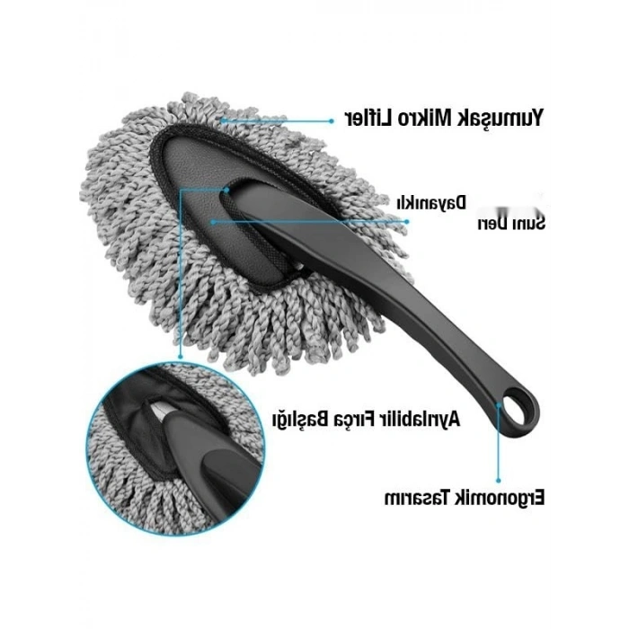 Profesyonel 6 Parça Mikrofiber Araç Yıkama Seti