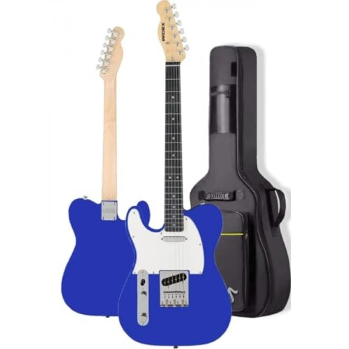 Profesyonel Tele Kasa Maple Klavye 2 Single-Coil Manyetik Elektro Gitar