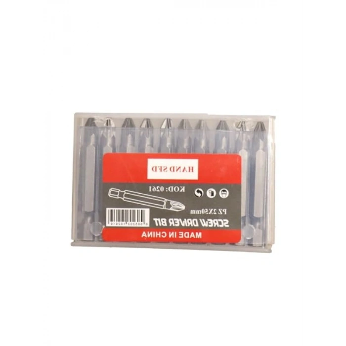 PZ2 x 50mm Tornavida Ucu, 10lu Paket