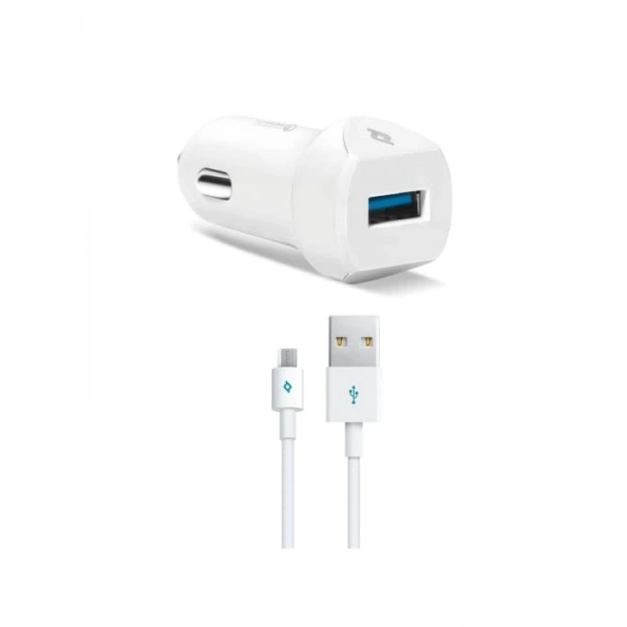 QC 3.0 Hızlı Şarj Aleti - Type-C Kablolu Araç İçi Şarj Cihazı