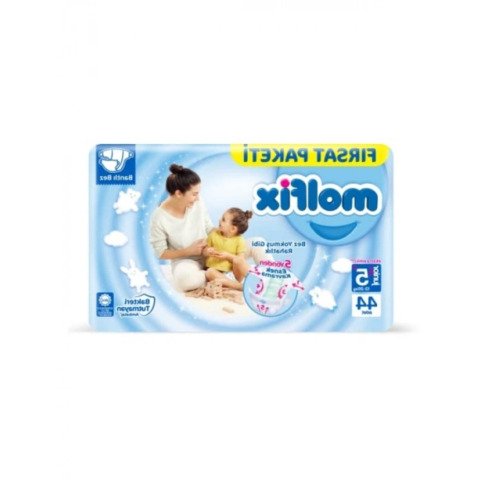 Renk Değiştiren Islaklık Göstergeli Bebek Bezi 3D Juniorplus 44 Adet