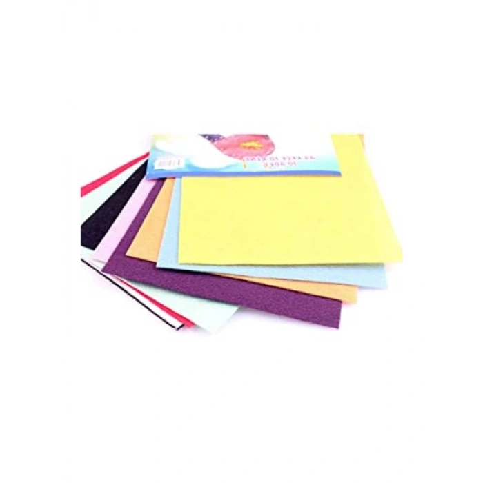 Renkli A4 Keçe Seti, 10lu Paket