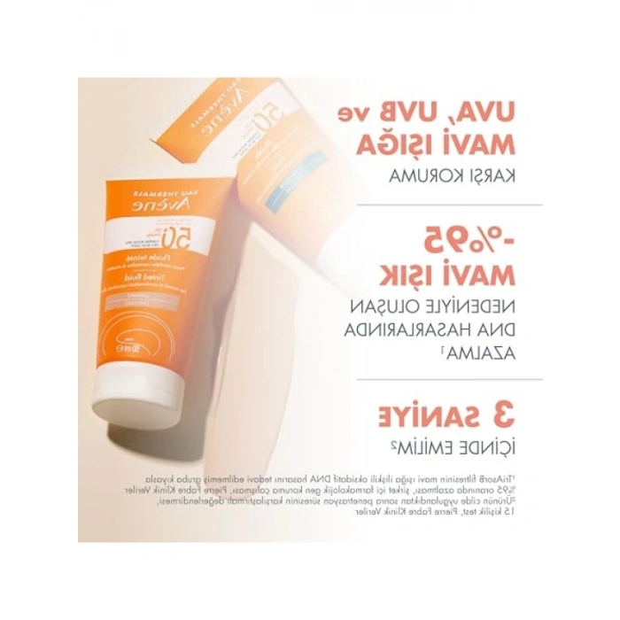 Renkli Güneş Koruyucu Krem - SPF 50+ - 50 ml