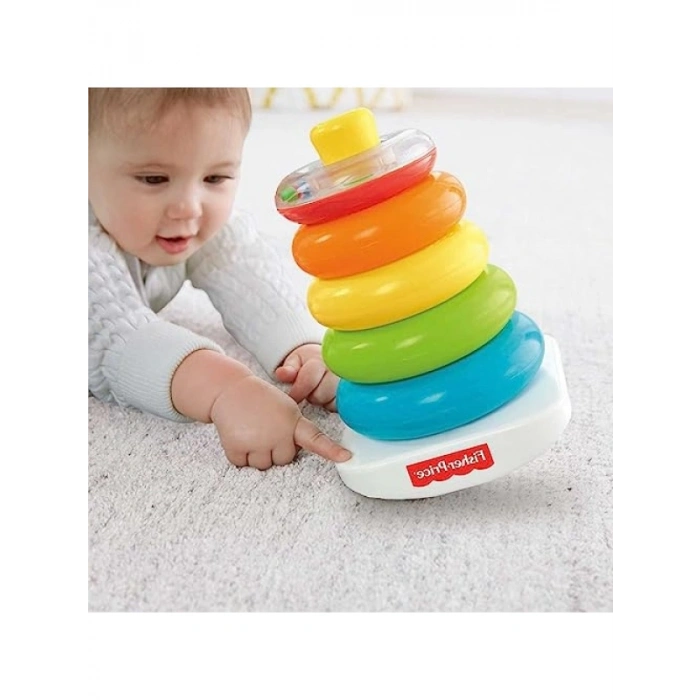 Renkli Halkalar Sıralama Oyuncağı