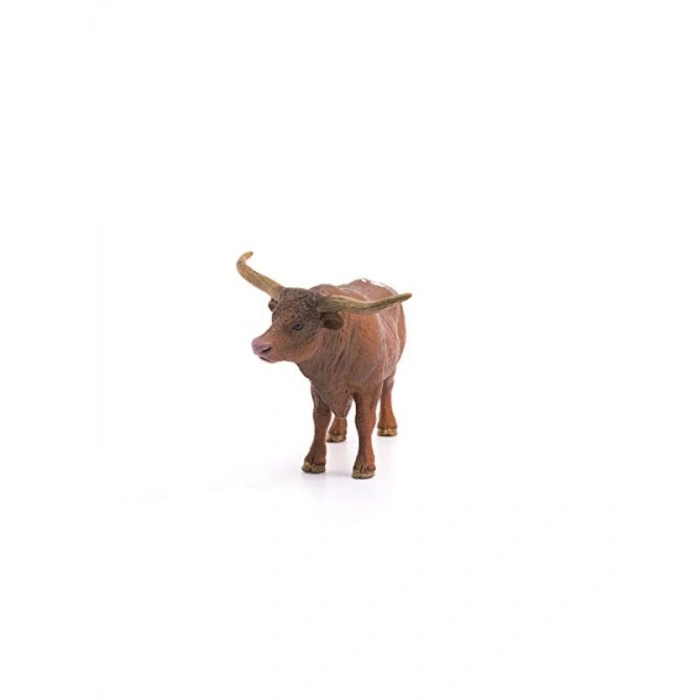 Renkli Longhorn Boğa Figürü