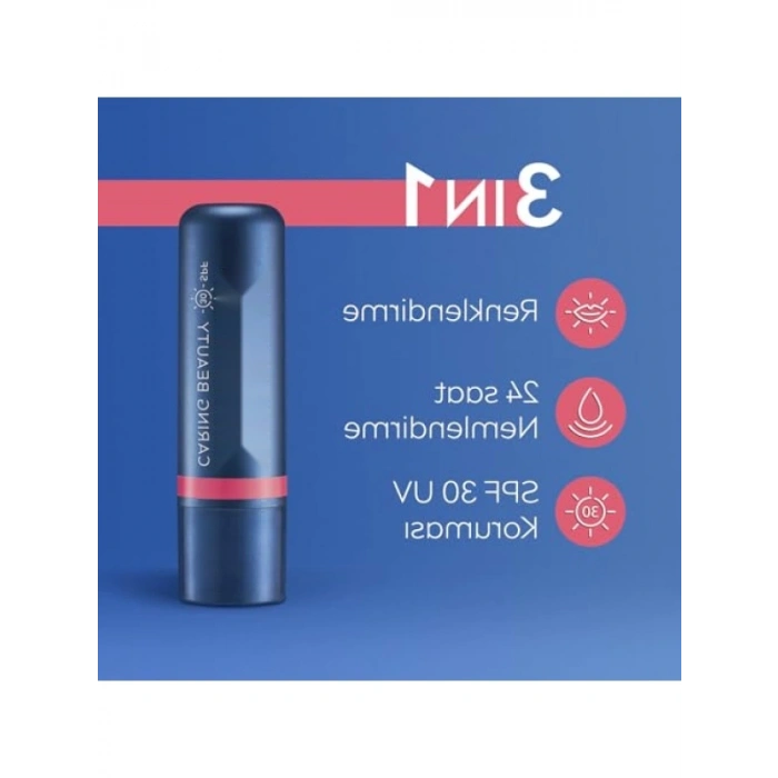 Renkli Nemlendirici Dudak Bakım Kremi 4.8gr, SPF30, Allık Etkisi