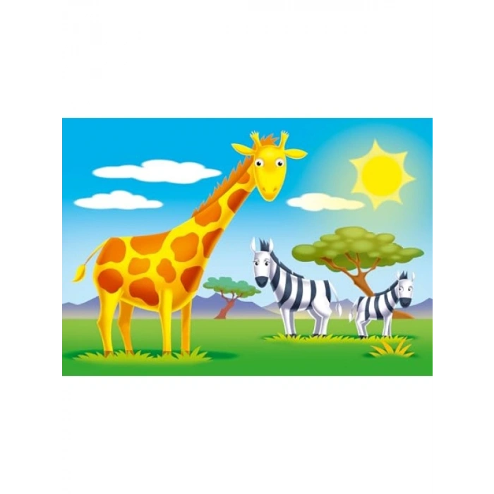 Renkli Puzzle Seti - Yaşadığım Yer Temalı