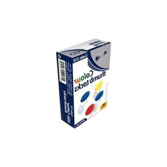 Renkli PVC Kaplı Raptiye Seti - Karışık Renkler