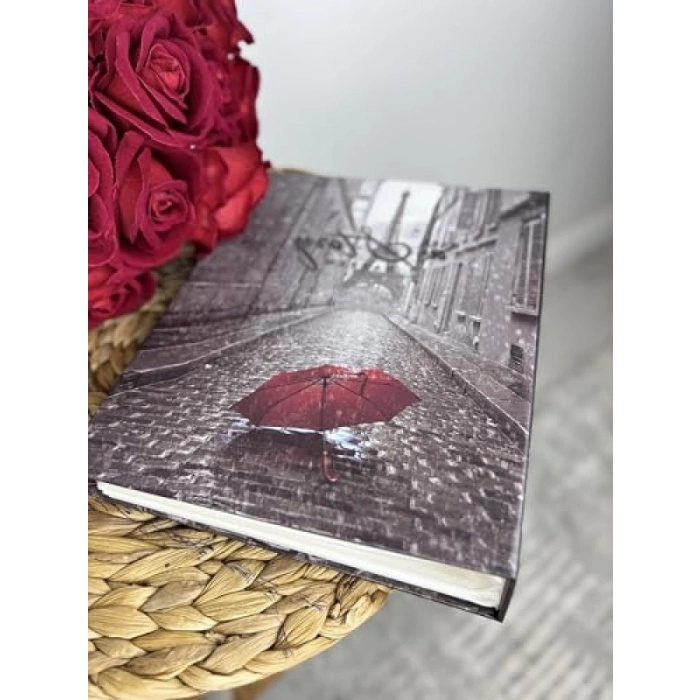 Renkli Şemsiye Desenli 200 Fotoğraf Kapasiteli Albüm