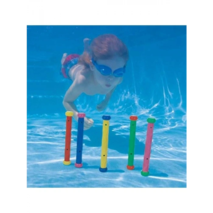 Renkli Su Altında Oyun Çubukları Seti