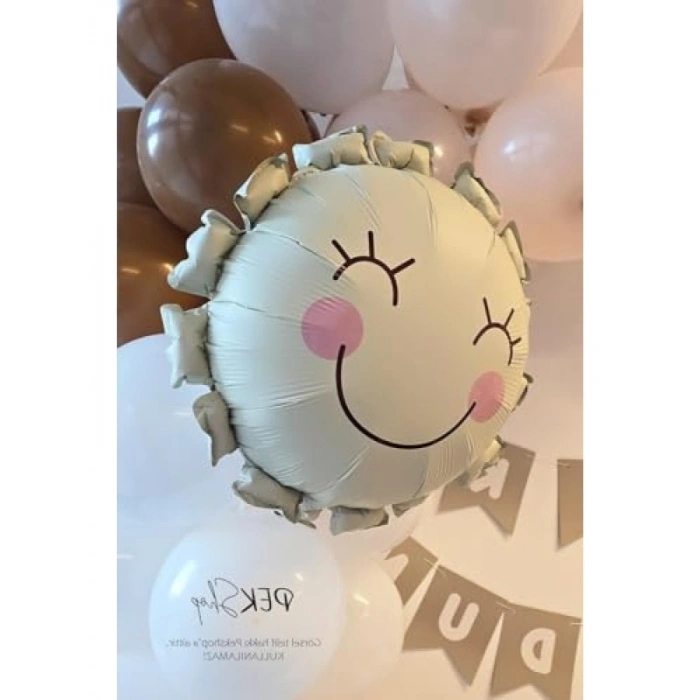 Retro Güneş Temalı Folyo Balon 51x54 cm